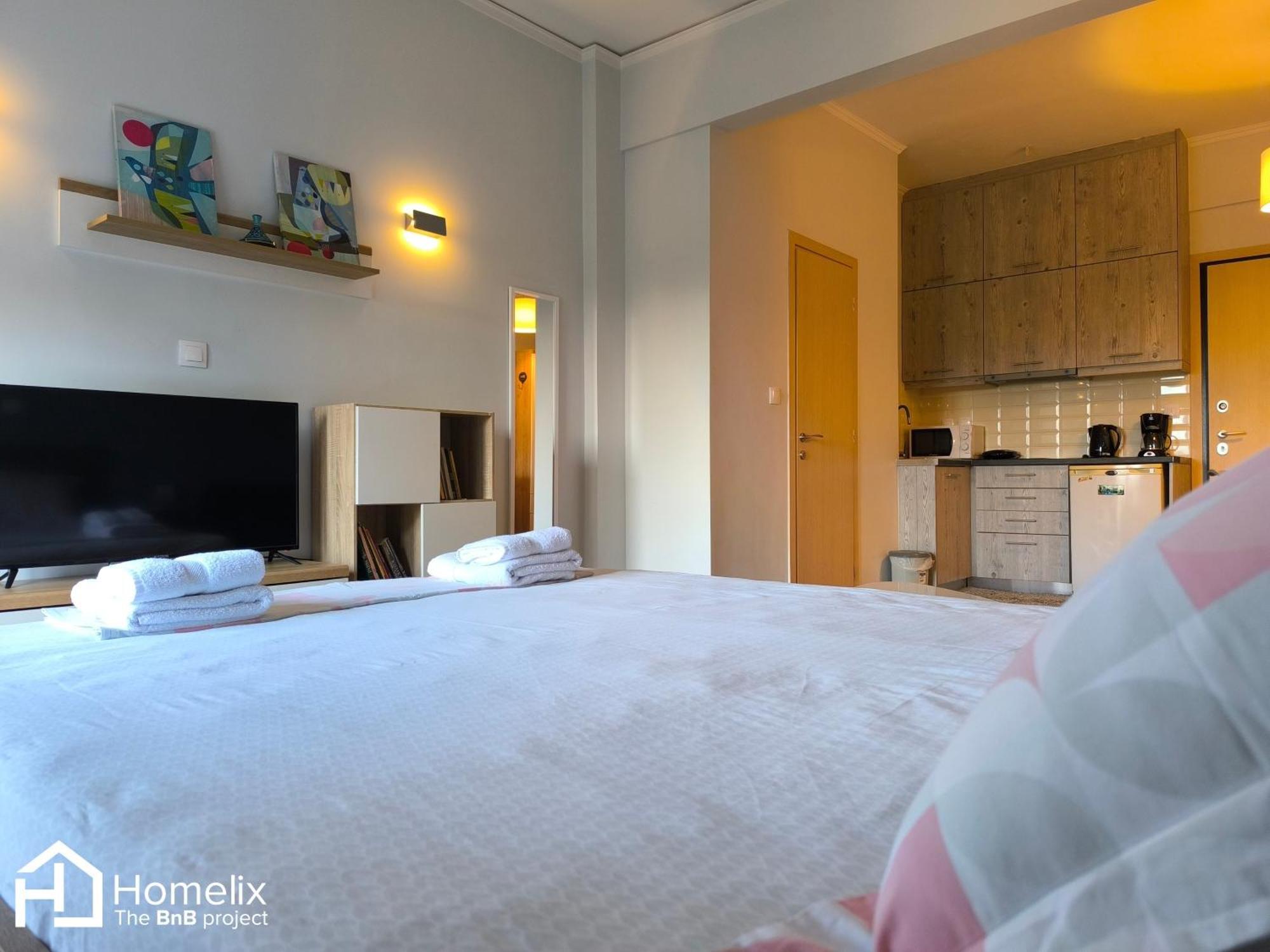 30M² Cosy Studio With Panoramic Sea View Халкіда Екстер'єр фото
