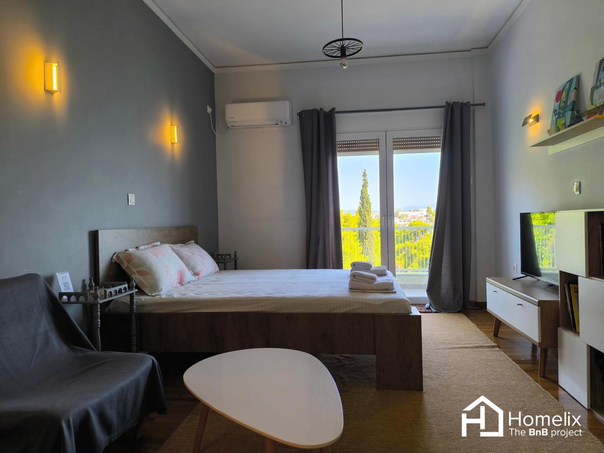 30M² Cosy Studio With Panoramic Sea View Халкіда Екстер'єр фото