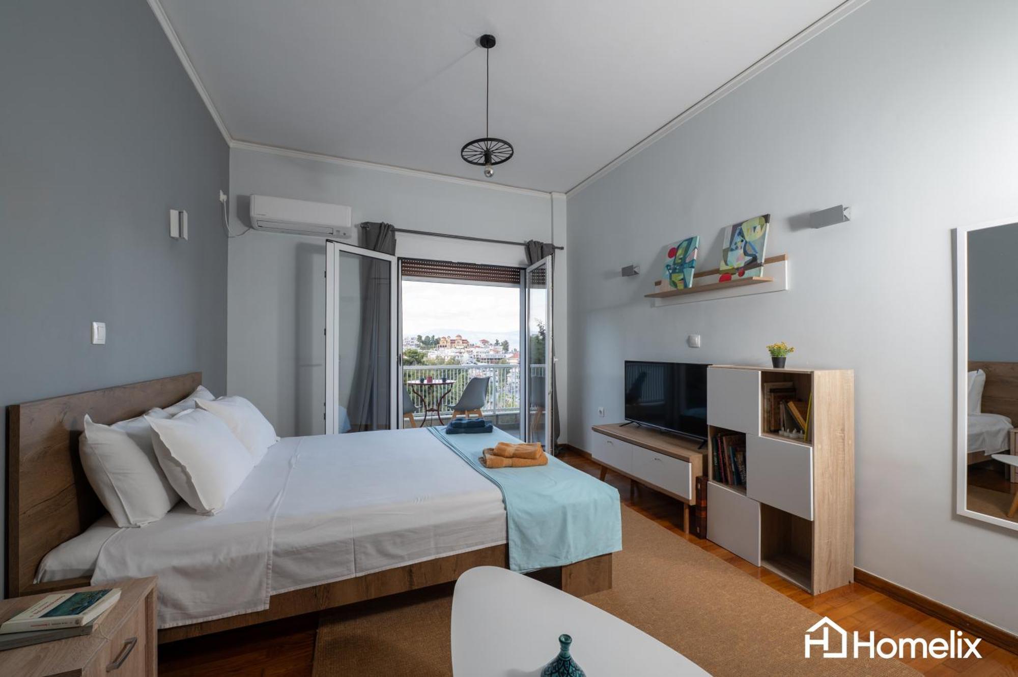 30M² Cosy Studio With Panoramic Sea View Халкіда Екстер'єр фото